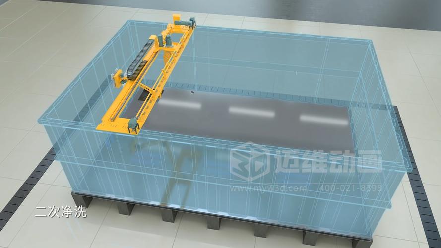 自清洗水箱三维动画展示 建筑物水箱清洗新纪元